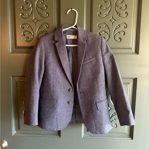 Boys H&M Chambray Two-Button Blazer